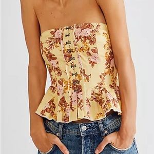 NWT Free People Lights Out Corset